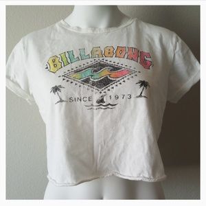 Billabong Tops - Billabong cropped tee shirt Billabong Tops - Billabong cropped tee shirt